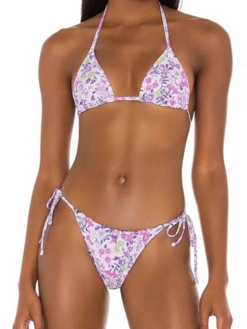 LoveShackFancy + Hurley reversible floral bikini